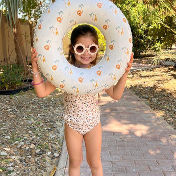 Swim Essentials Kids Swim Ring 55cm | Fun Printed Pool Float - My Little Thieves