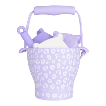 Swim Essentials Leopard Silicone Sand Bucket Set | Kids Beach Toys - My Little Thieves