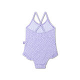 Swim Essentials Lila Leopard Print Swimsuit For Girls | Kids Swimwear - My Little Thieves