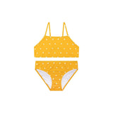 Swim Essentials Orange Heart Print Bikini For Girls | Kids Swimwear - My Little Thieves