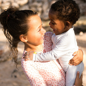 Swim Essentials Pastel Pink Leopard Girls Long Sleeve Swimsuit - My Little Thieves