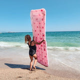Swim Essentials Pink Red Dots Transparent Luxe Lie On Float - My Little Thieves