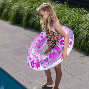 Swim Essentials Printed Swim Ring 90cm | Family Pool Float - My Little Thieves