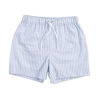 Swim Essentials Striped Kids Swim Shorts | Classic Resort Style - My Little Thieves