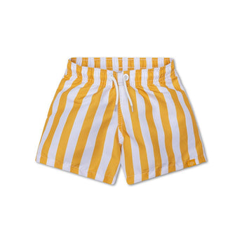 Swim Essentials Striped Kids Swim Shorts | Classic Resort Style - My Little Thieves