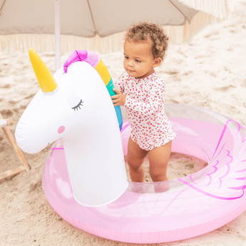Swim Essentials Transparent Unicorn Swim Ring 104cm | Pool Float - My Little Thieves
