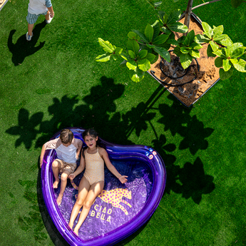 Swim Essentials Wild Heart Purple Kids Pool 150cm | Inflatable Garden Pool - My Little Thieves