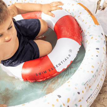 Swim Ring Life Buoy Red - White - 55 cm - My Little Thieves