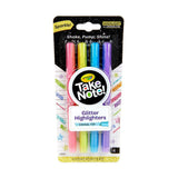 Take Note Glitter Highlighters, 4 Count - My Little Thieves
