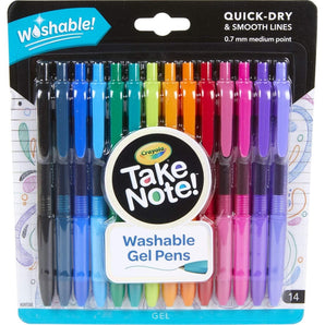 Take Note! Washable Gel Pens 14 ct. - My Little Thieves