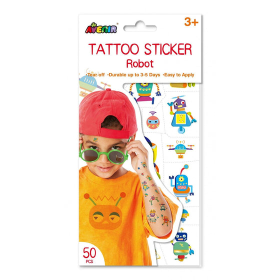 Tattoo Sticker - Robot - My Little Thieves