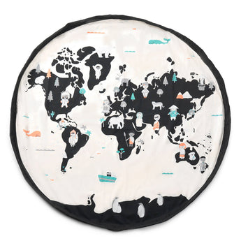 Toy Storage bag – World map - My Little Thieves