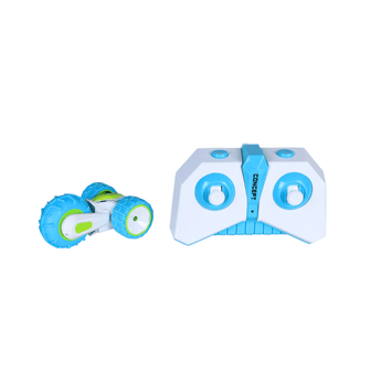 Tri - Wheel RC Stunt Car | 2.4GHz Remote Control, 360 - Degree Rotation, USB Charging, Durable ABS Construction, Long Playtime - My Little Thieves