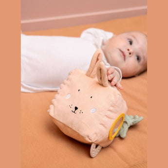 Trixie Activity Cube Mrs. Rabbit, Mr. Dino, Mr. Lion | Soft Toys - My Little Thieves