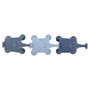 Trixie Animal Suction Bath Game 3 Pack | Mrs. Elephant’s Family Blue - My Little Thieves