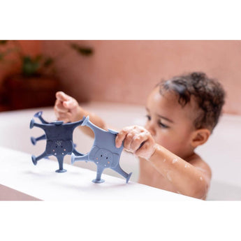 Trixie Animal Suction Bath Game 3 Pack | Mrs. Elephant’s Family Blue - My Little Thieves