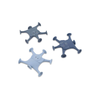 Trixie Animal Suction Bath Game 3 Pack | Mrs. Elephant’s Family Blue - My Little Thieves