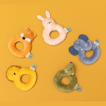 Trixie Baby Rattle | Eco Friendly Soft Sensory Gift For Newborns - My Little Thieves