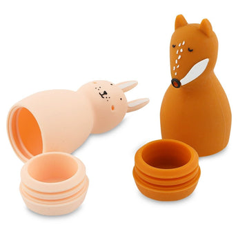 Trixie Bath Toy Squeezy Animals | Mrs. Elephant & Mr. Crocodile Water Fun - My Little Thieves