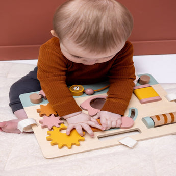 Trixie Handmade Eco Friendly Wooden Activity Panel | Fsc Wood Sensory Toy - My Little Thieves