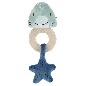 Trixie Handmade Teething Toy For Babies | Soft Animal With Silicone Ring - My Little Thieves
