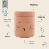 Trixie Insulated Food Jar 350ml | Double Walled Stainless Steel Kids Jar - My Little Thieves