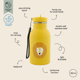 Trixie Insulated Water Bottle 350ml | Eco Friendly Reusable Kids Bottle - My Little Thieves