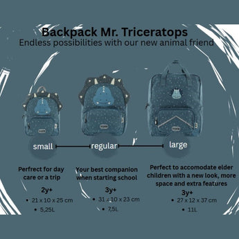 Trixie Kids Backpack Large - 13.3 Inch/34 cm - My Little Thieves