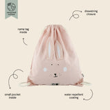 Trixie Kids Drawstring Bag | Water Repellent Animal Design School Bag - My Little Thieves