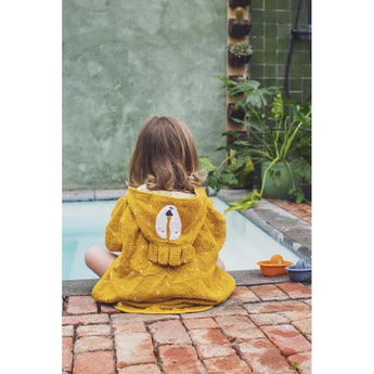 Trixie Kids Handmade Animal Poncho | Soft Organic Cotton Bath & Swim Cover - My Little Thieves