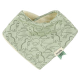 Trixie Organic Bandana Bib 3 Pack Rosy Rabbit, Daring Dino, Lively Lion | Bibs, Apron & Burp Clothes - My Little Thieves