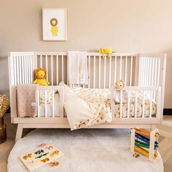 Trixie Organic Cot Duvet Cover | Rosy Rabbit, Daring Dino, Lively Lion - My Little Thieves