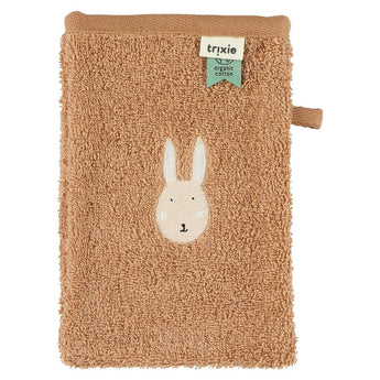 Trixie Organic Cotton Baby Washcloths 2 Pack Adorable Animal Designs | Washcloths - My Little Thieves
