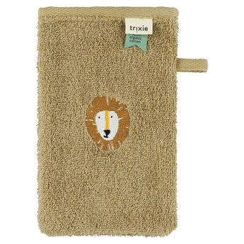 Trixie Organic Cotton Baby Washcloths 2 Pack Adorable Animal Designs | Washcloths - My Little Thieves