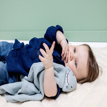 Trixie Organic Cotton Soft Bliss Baby Comforter | Muslin Security Companion - My Little Thieves