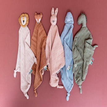 Trixie Organic Cotton Soft Bliss Baby Comforter | Muslin Security Companion - My Little Thieves