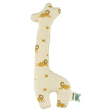 Trixie Organic Giraffe Baby Rattle | Soft Sensory Toy For Newborns 0 M+ - My Little Thieves