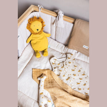 Trixie Organic Giraffe Baby Rattle | Soft Sensory Toy For Newborns 0 M+ - My Little Thieves