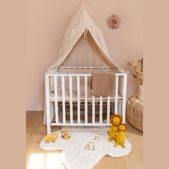 Trixie Organic Giraffe Baby Rattle | Soft Sensory Toy For Newborns 0 M+ - My Little Thieves