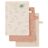 Trixie Organic Muslin Washcloths 3 Pack Enchanting Designs | Washcloths - My Little Thieves