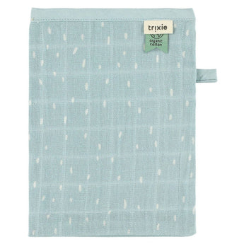 Trixie Organic Muslin Washcloths 3 Pack Enchanting Designs | Washcloths - My Little Thieves