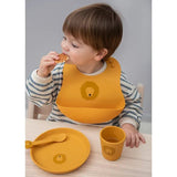 Trixie Silicone Baby Bib | Easy Clean Food Grade With Spill Pocket - My Little Thieves