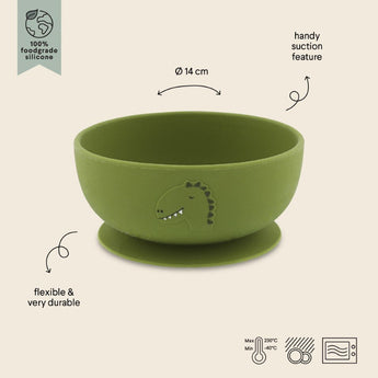 Trixie Silicone Bowl With Suction | Animal Friends Kids Bowl - My Little Thieves