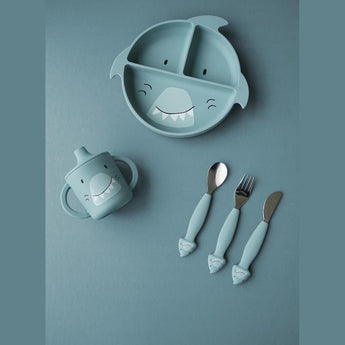 Trixie Silicone Divided Plate With Suction | Animal Collection Kids Plate - My Little Thieves