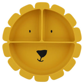 Trixie Silicone Divided Plate With Suction | Animal Collection Kids Plate - My Little Thieves