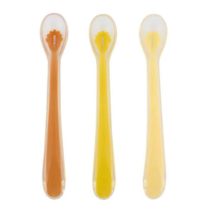 Trixie Silicone Feeding Spoon Pack Of 3 | Baby Weaning Essentials - My Little Thieves