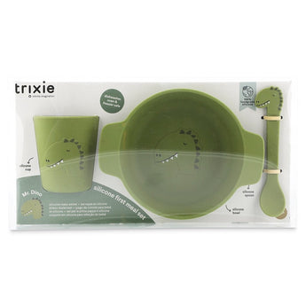 Trixie Silicone First Meal Set | Bowl, Spoon & Cup Animal Collection - My Little Thieves