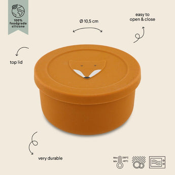 Trixie Silicone Snack Pot Container With Lid | Animal Collection - My Little Thieves
