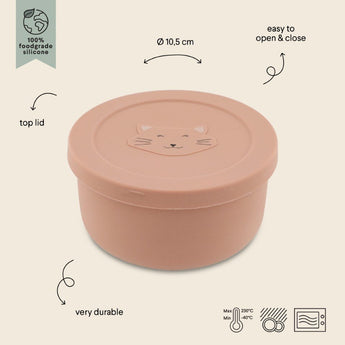 Trixie Silicone Snack Pot Container With Lid | Animal Collection - My Little Thieves