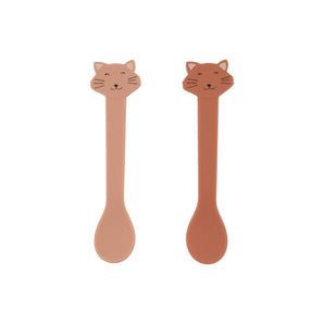 Trixie Silicone Spoon 2 Pack | Animal Friends Baby Feeding Spoons - My Little Thieves